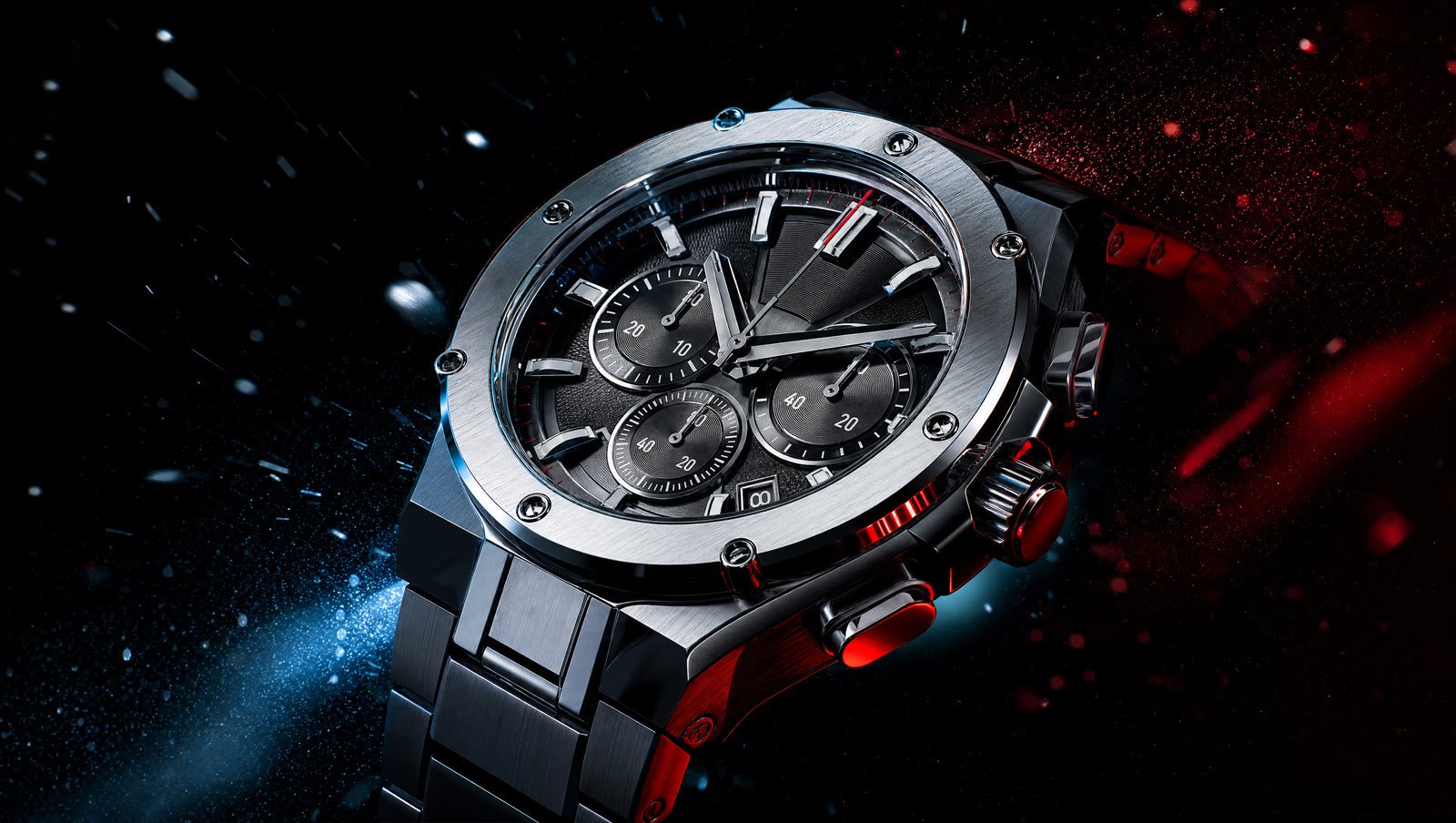 Watch macro dial still